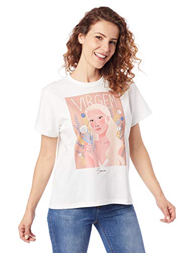 Sommer Camiseta Signos feminino, U, Virgem