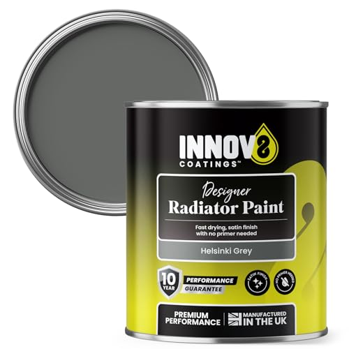 INNOV8 COATINGS RADIATOR PAINT - 750 ml - Satin - Fast Dry (Chicago Grey)