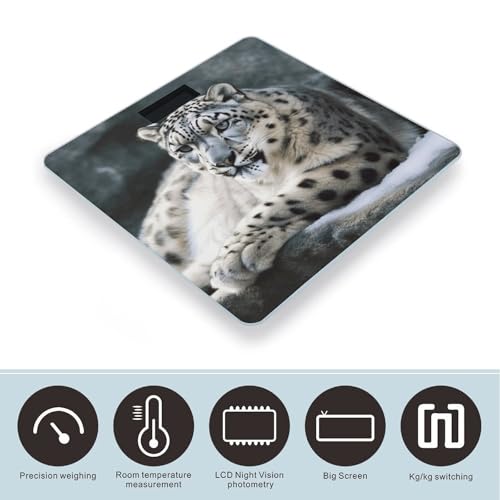 Báscula digital de baño Snow Leopard precisa 400lb miniatura 3