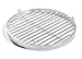 30cm Grill mit Halteösen, Edelstahl V2A Schwenkgrill, Schwenker Grillrost Feuerschalen Grillschalen Rundgrill
