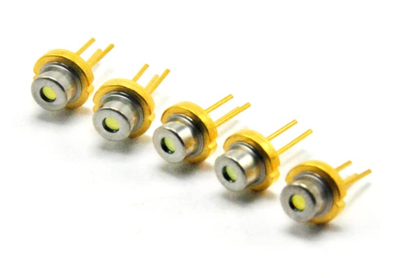 Ubden 5pcs 405nm Violet/Blue 5mW Laser Diode 5.6mm TO-18 LD for DIY Laser Modules