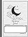 My special diary: Dark pages and illustrations on each written page