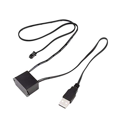 Atmósfera de neón brillante morada para renovar el interior del coche con USB 4