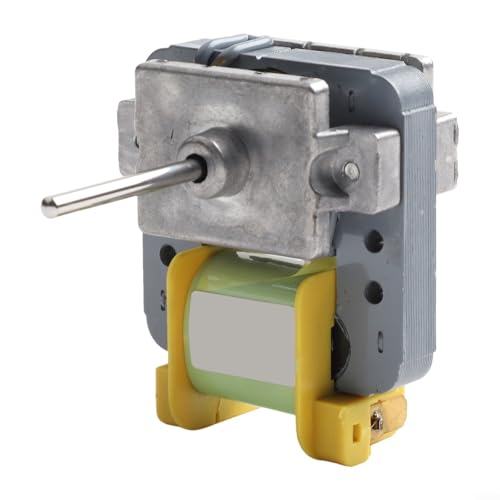 Repuesto de motor de ventilador evaporador de refrigerador, motor de ventilador de refrigeración de 220 V para frigorífico congelador, construcción de plástico + metal, 73 x 62 mm