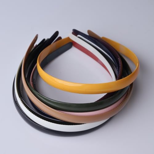 Image of ANNACREATIONS Anna Creations 12 Pc Plastic Hair Bands Girl Women-Multi-Colour (One Size), Multi Color