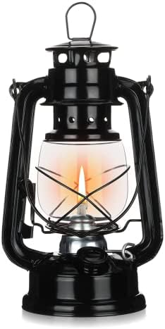 10Inch Oil Burning Lantern Vintage Oil Lamp Indoor Decorative Kerosene Lamp Hanging Kerosene Fuel Lanterns for Outdoor Camping Home Patio