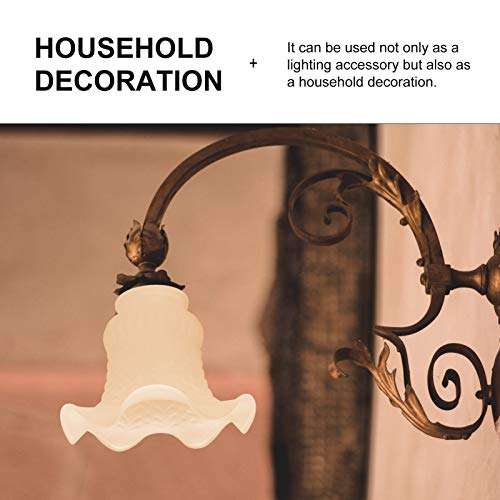 PIXNOR E27 Lustre Abajur de Lírio de Substituição Abajur Tampa Do Suporte 13. 5X10cm para Luz Pendur