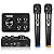 Sound Town 16 Channels Wireless Microphone Karaoke Mixer System, Supports HD ARC, Optical (Toslink), Smart TV, Media Box, PC, Bluetooth, Soundbar, Receiver, AUX (SWM15-PROS)