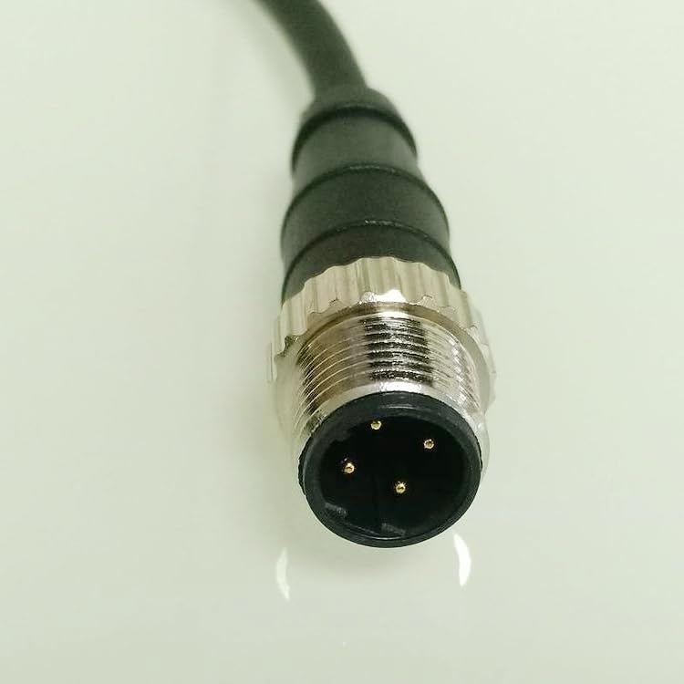 Câble M12 4 broches connecteur étanche code A mâle femelle rallonge 2m