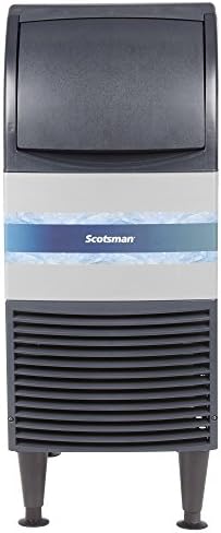 Scotsman CU0415MA-1 Essential Ice Cube-Style Ice Maker with Bin, Stainless Steel, 115-Volts, Gray Stainless Steel