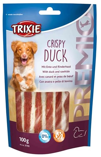 Trixie Premio Fish Chicken Stripes Dog Treat, Hearty Treat with Chicken Meat, No Added Sugar and Gluten 100g