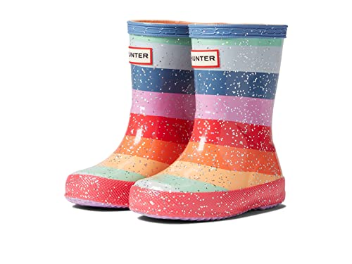 Hunter Classic Giant Glitter Kids Gloss Waterproof Rains Boots (Multicolour Multicolor, Us Small Child/Toddler Size 11, Vegan) #TOP4