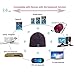 HanPro Bluetooth Beanie, Rechargeable Unisex Wireless Headphone Beanie With Control Panel, Removable Headphones, charges Via USB, Unique & Delightful Christmas Gift For Your Friends by HANPURE