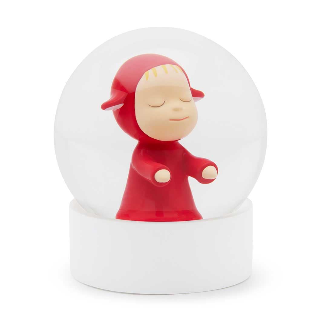 Amazon.co.jp: 奈良美智 スノードーム Little Wanderer レッド : おもちゃ
