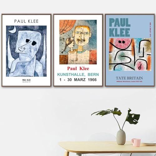 Toile d'art mural abstrait Paul Klee pour habiller un mur vide sans encombrer