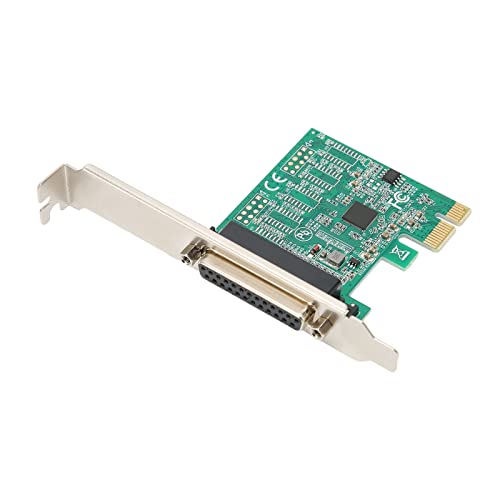 Gowenic Pcie Expansion Card For Ax99100, Pcie X1, X4, X8, X16 Slots, Db25 Parallel Port Adapter Card, Compatible With Ieee 1284 Spp Byte Ecp Mode, For Win System, For Linux Kernel2.6.15 #TOP6