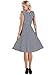 Miusol Women's Cut Out Vintage Casual Polka Dot 1950'S Retro Dress, Blue, X-Large