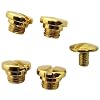 Polished Gold Grip Screws Set for Taurus PT92, PT96, PT57, PT58, PT92C, PT99, PT100, PT101, PT908, PT945 4 Fat Screws & 1 Slim Screw Included