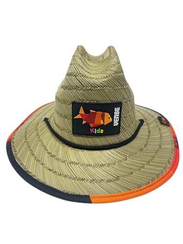 VENSE Sunrise Lifeguard Straw Sun Hats for Kids/Boys/Girls. Beach & Outdoor3