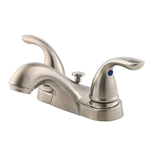 Pfister LG143610K Pfirst Series 2-Handle 4 Inch Centerset Bathroom Faucet in Brushed Nickel