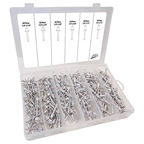 ATD Tools 341 Aluminum Blind Rivet Assortment, 1 Pack