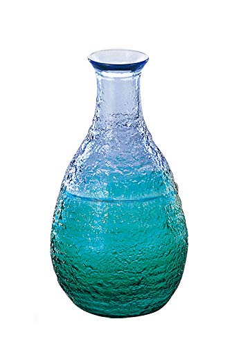 東洋佐々木ガラス 徳利 カラフェ 珊瑚の海 ブルーグリーン WA165CB/EG