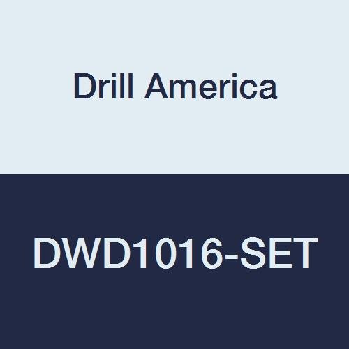 Foret à tige conique HSS Drill America DWD1016-SET dans son boîtier métallique robuste