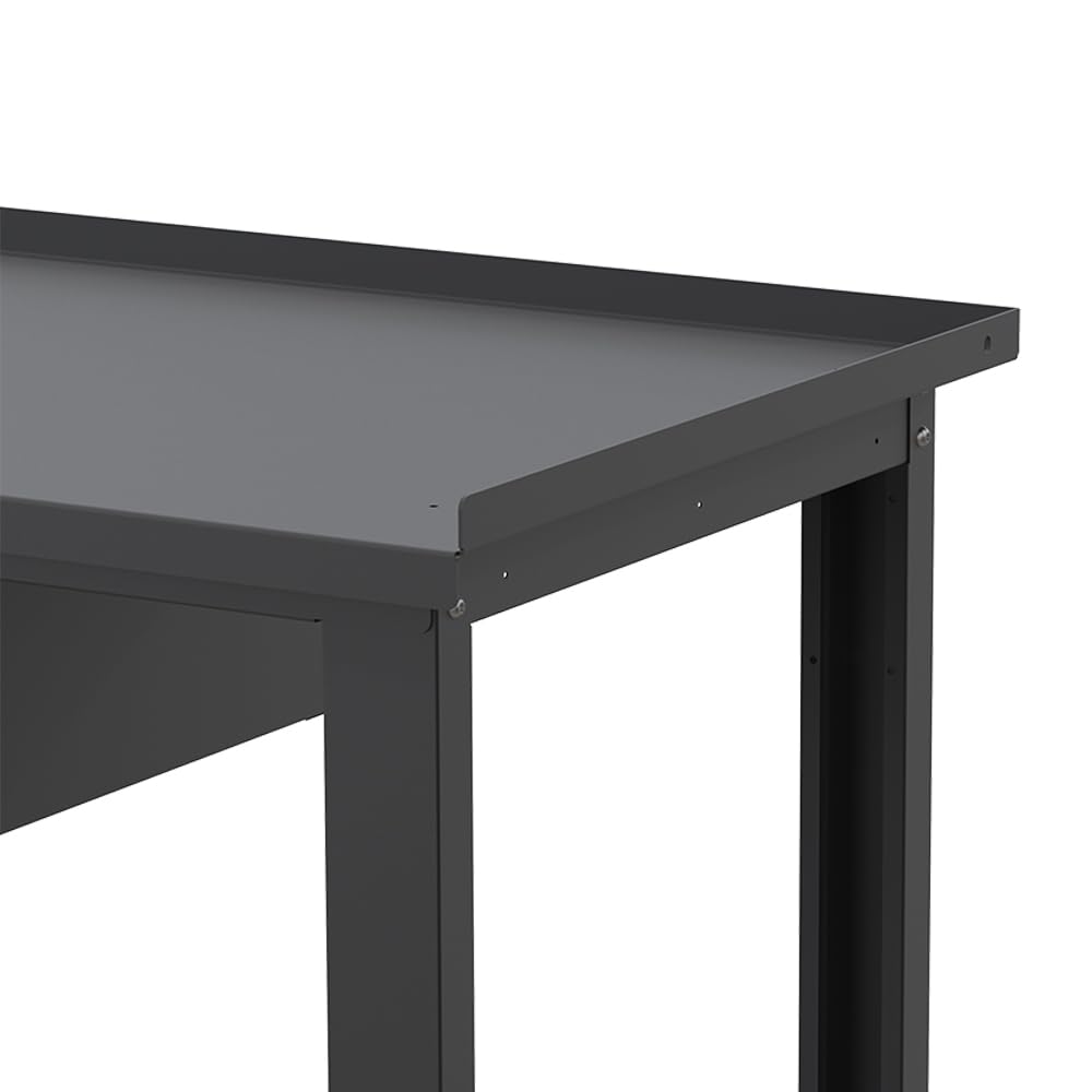 Sogi X3N_101A Banco da lavoro - 1.5 m - piano in acciaio - 1 cassetto - grigio antracite