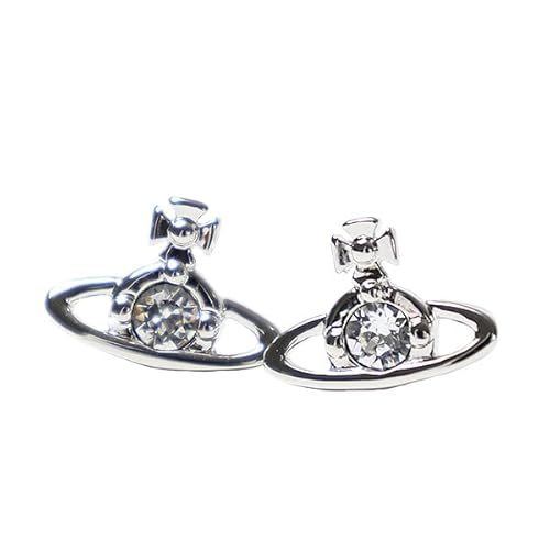 Vivienne Westwood BBAEGXgEbh NANO SOLITAIRE EARRINGS sAX NX^ I[u WG[ ANZT[ fB[X 62010037 (Platinum/Crystal/02P116) [sA