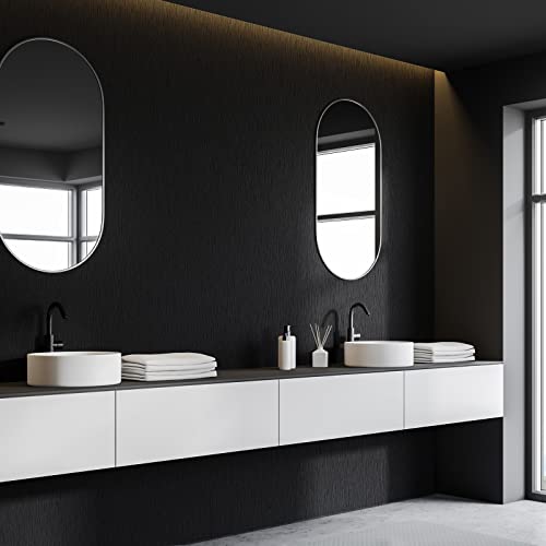 Veelike Black Brushed Stainless Steel Contact Paper For Kitchen Appliances 15.7''X118'' Black Peel And Stick Wallpaper Waterproof Self Adhesive Contact Paper For Countertops Cabinets Fridge Dishwasher #TOP5