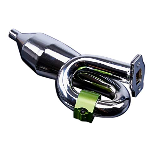 JVSISM Chrome Resonant Tube Tuned Pipe Exhaust Pipe General for 1/5 HPI Baja 5B Ss 5T 5Sc Motor Rc Car Tuned Pipe Exhaust - Thumbnail 2