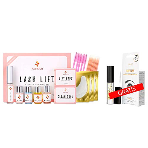 Preisvergleich Produktbild Wimpernlifting Starter Set Wimpernwelle Wimpernlaminierung inkl. Original Zubehör + Volare Cosmetics GRATIS Serum