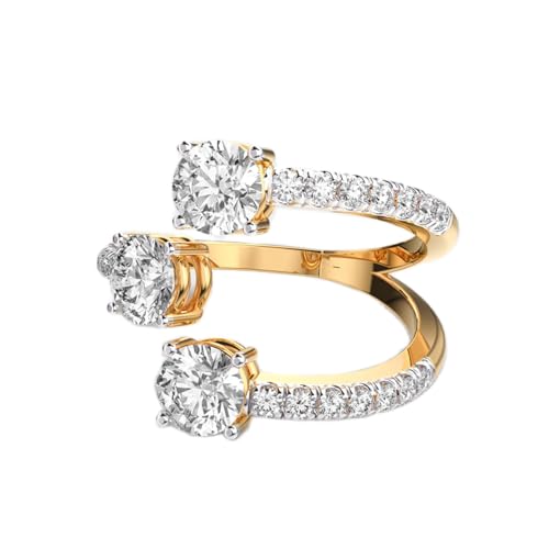 Bague Urban Tendril argent 925 et moissanite : le luxe accessible sans ternissement