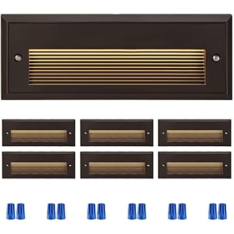 LEONLITE 12V LED Step Lights, Pack of 6 Cover