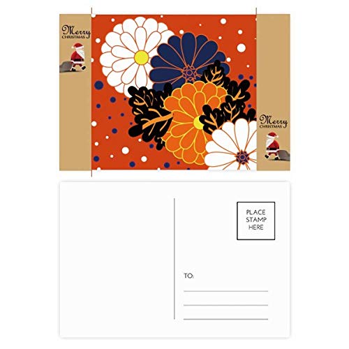 Lot de 20 fleurs de chrysanthème colorées pour Noël et décoration de fête