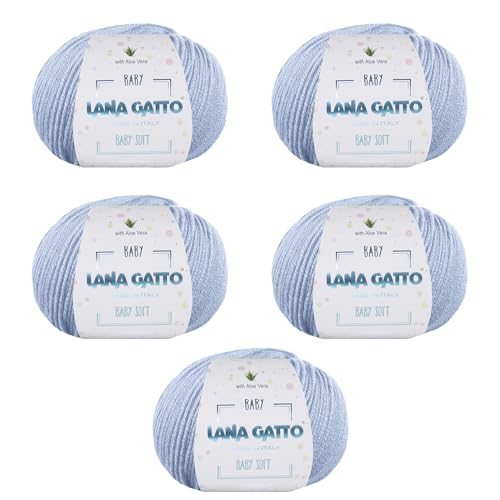 Baby Soft Yarns for Crocheting and Knitting 100% Merino Wool Treated with Aloe Vera