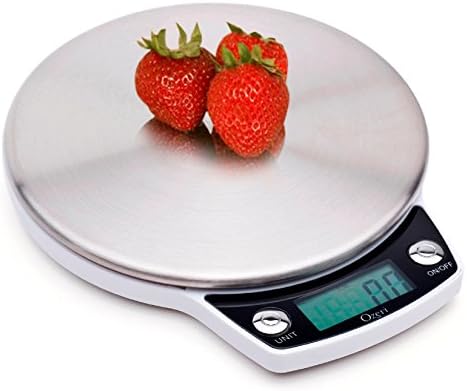 Ozeri ZK011 Precision Pro Stainless-Steel Digital Kitchen Scale with Oversized Weighing Platform