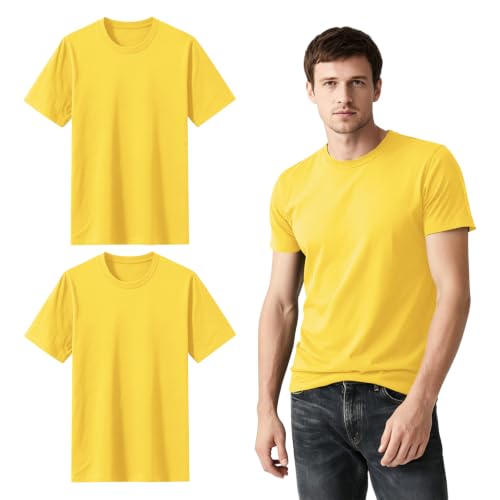 ORJ Yellow Adult T-Shirt (US, Alpha, Small, Regular, Regular, 2, Yellow)