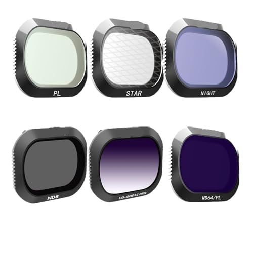 Compatible For Mavic 2 Pro Professional Edition Drone Accessories Filter ND8 Dimming CPL Polarizing Starlight Mirror(6IN1 set)