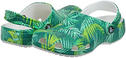 Crocs Unisex- Adult Classic Printed Floral Clogs, Tropical Palm, 4 Women/2 Men | Image 5