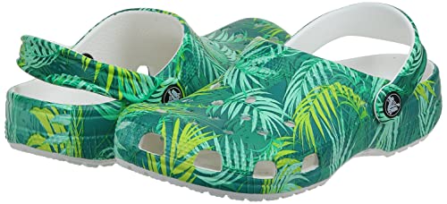 Image of crocs Unisex-Adult Classic Marbled Clog WHI /Oxgn Clogs