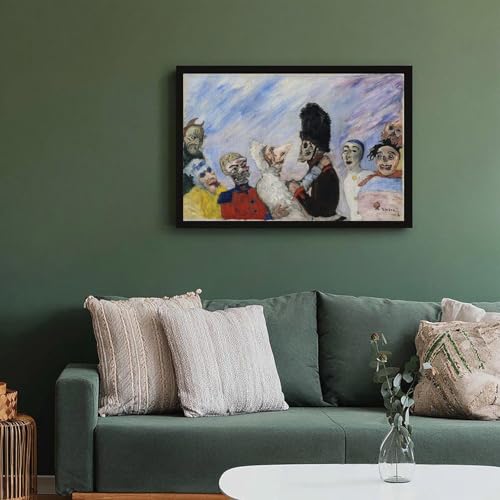 Impression sur toile James Ensor haut de gamme 50,8 x 76,2 cm