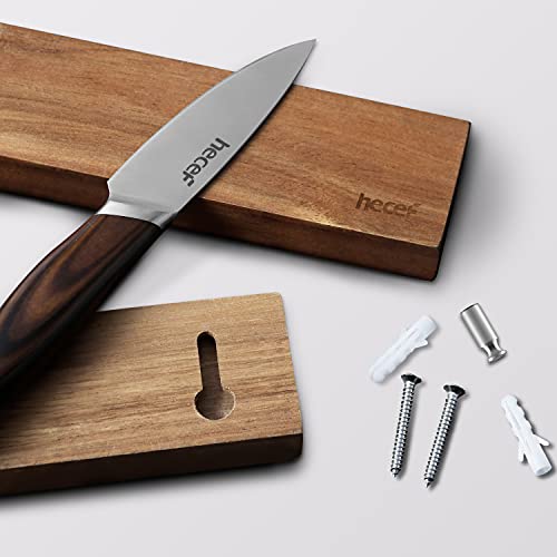 Hecef Magnetic Knife Strips, 12", Brown #TOP4