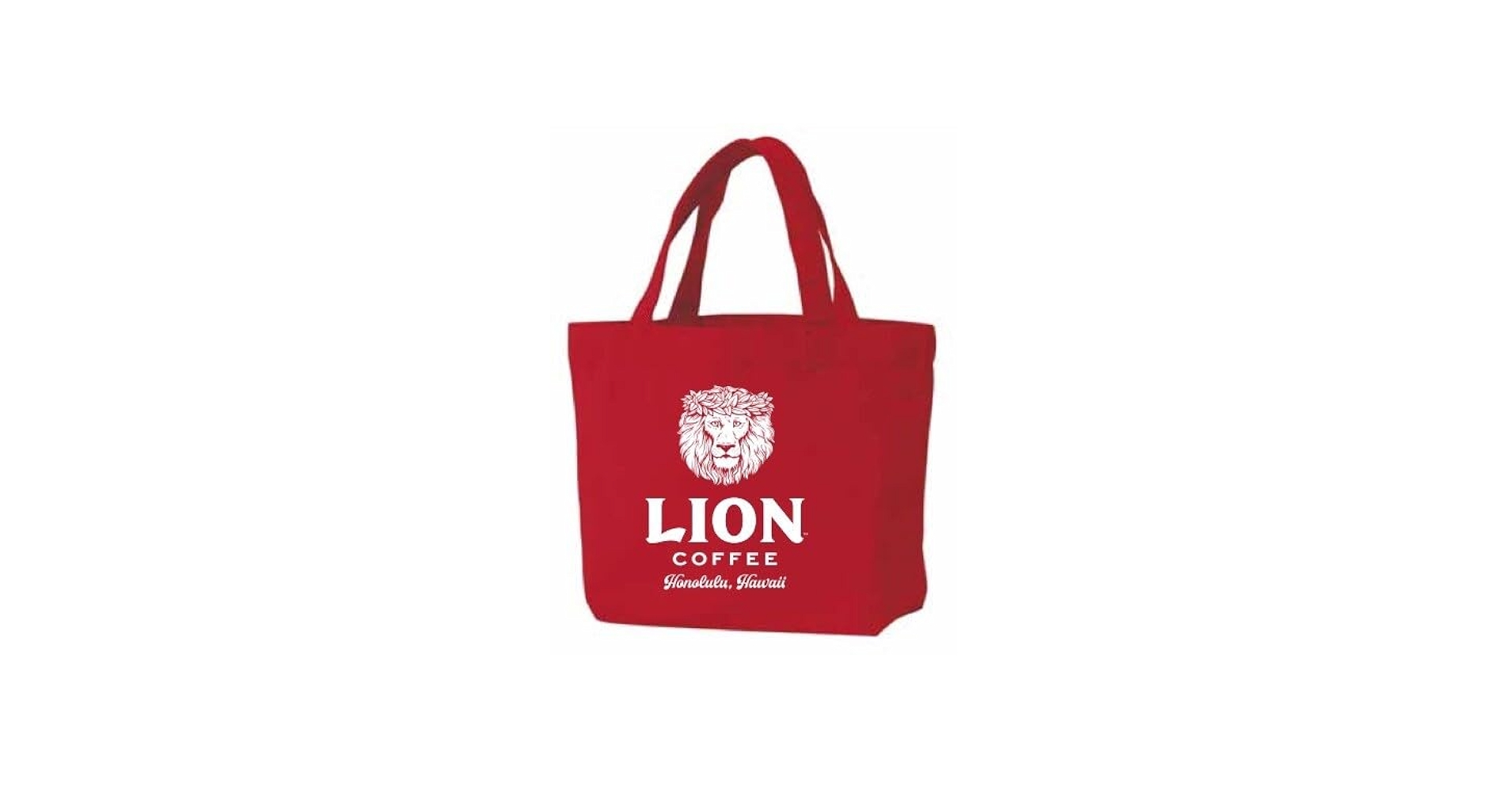 Amazon.co.jp: [LION COFFEE] トートバッグミニ レッド ライオン