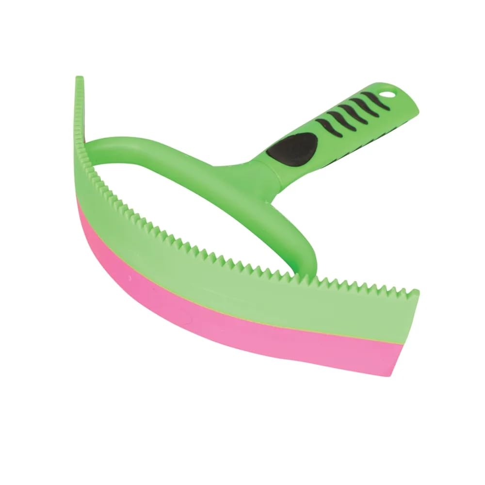Hy Men's Green/Pink Vivid Horse Sweat Scraper (One Size) ()