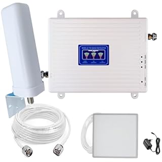 Ripetitore Segnale Cellulare 4G 3G 2G, Amplificatore GSM LTE WCDMA, 900/1800/2100MHz