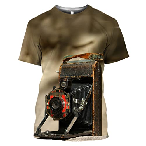 T-shirt impression 3D photo punk T-55 XL pour homme et femme