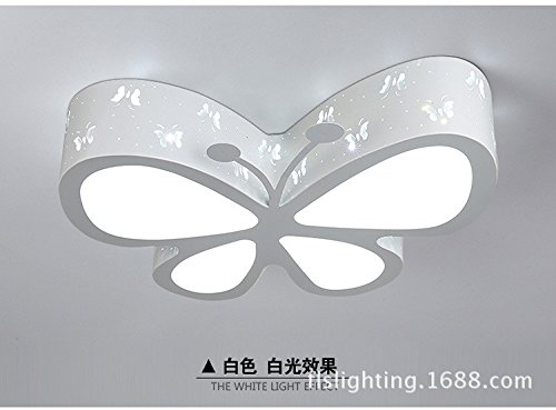 Lampe lumière de la chambre plafonnier LED papillon chaud 60CM