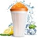 Vaso exprimidor Magic Slushy Maker Slushie Maker Squeezable, TIK TOK Shake Maker Cooling Frozen Cup Squeeze Casero DIY Milk Ice Cream Maker para niños Regalo
