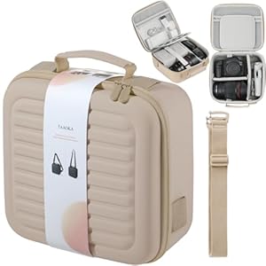 Camera Case Compatible with Canon EOS Rebel T7/R50/R6 Mark II/R100/R50 V/T6/R8/R10/R5 Mark II/RP/R7/5D Mark IV/SL3/R5/T100 DSLR SLR Camera, Lens and Tripod with Moveable Dividers and Shoulder Strap